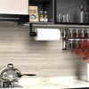 VEHHE Kitchen Roll Holder Under Cabinet, One-handed Tearing Paper Towel