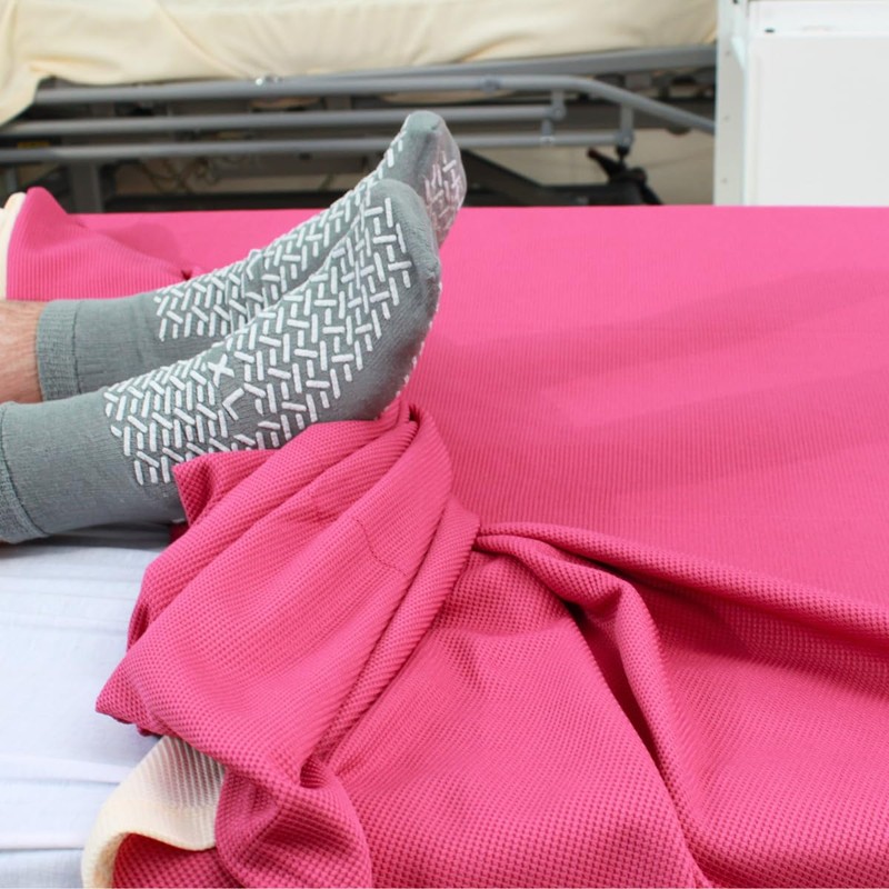 Interweave Healthcare Flame Retardant Hospital Blanket, Lightweight 100% Polyester Throw