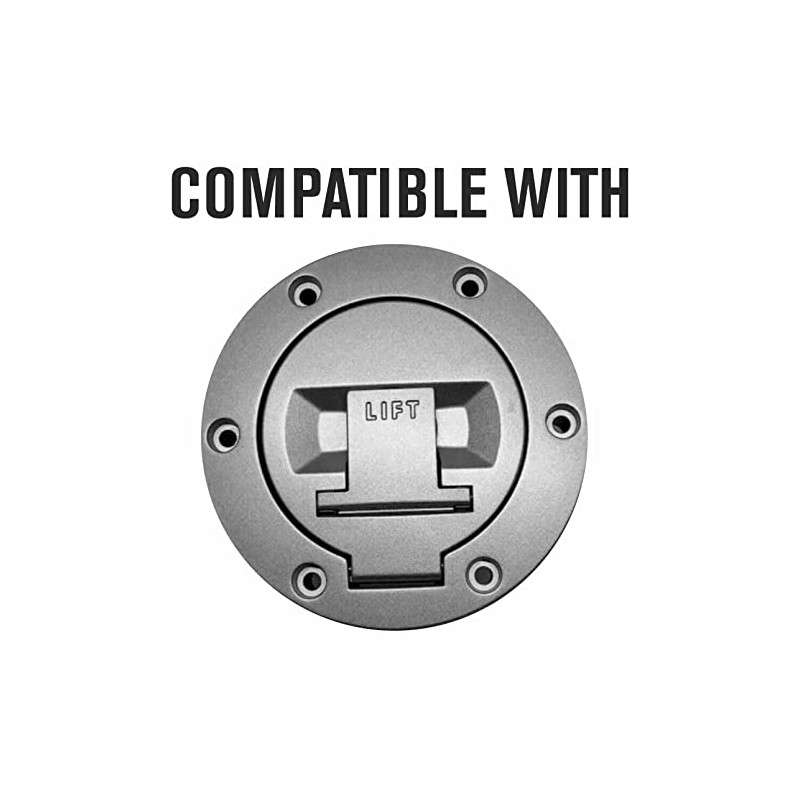 3D Resin Sticker Compatible with Petrol Fuel Cap with Holes