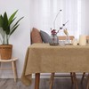 Deconovo - Decorative Waterproof Linen Effect Tablecloth - 132 x