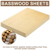 LANIAKEA 6PCS Basswood Sheets 1/4"x 12"x 18" Basswood Plywood Sheets