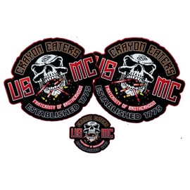 Generic Crayon Eater Vinyl Sticker 2-Pack, Black