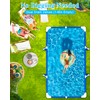 HikerSKY Above Ground Swimming Pool, 8.5' x 5.2' x 24.8"
