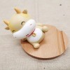 Creative Mobile Phone Toma Back With Coin Beech Wood Lazy
