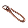 Buckleguy.com B7498 Antique Copper, Fish Hook Key Chain, Solid Brass-LL