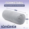 Luxoon Bolster Cover with Zip - Cover for Neck Pillow,