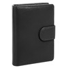 BAGAN Genuine Leather Women's Purse - 020884, black, Classic
