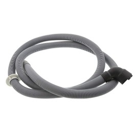 AEG Drain Hose 31/21 mm Diameter 2.25 m for Dishwasher, Stainless Steel, Grey, Pack of 1, EAN: 7321424004768, 182g, 2230mm