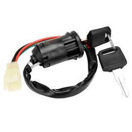 4 Pin Ignition Key Switch 4 Wire Compatible with Tao Tao Coolster Sunl Roketa Kazuma Chinese Made 50cc 70cc 90cc 110cc 125cc ATV Quad 4 Wheeler Pit Dirt Bike Bike Parts