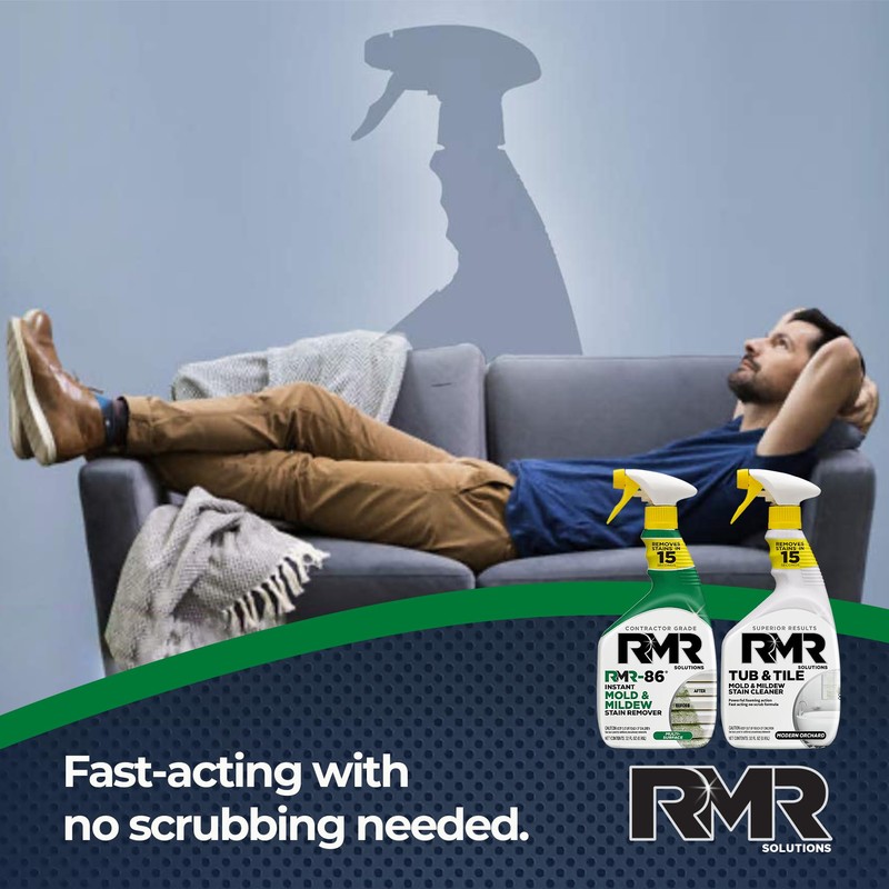 RMR Mold Stain Eraser Max Pack – No-Scrub Tub &