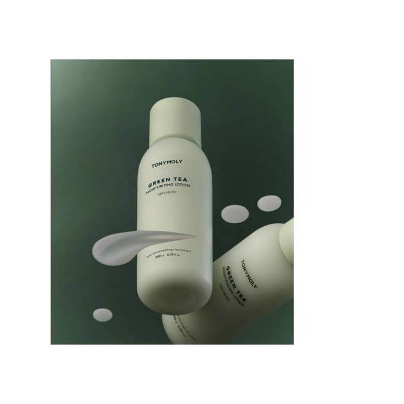 Green tea moisture lotion (2 snail packs) hypoallergenic moisture /