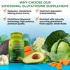 Liposomal Glutathione 500mg - Active Form L Glutathione (Reduced) for