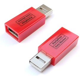 PortaPow 3rd Gen USB Data Blocker 2-Pack – Charge-Only Adapters to Protect Against Juice Jacking, Prevent Data Theft & Ensure Safe Charging Anywhere