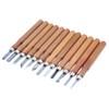 12Pcs Woodcut Knife Set Hand Wood Carving Chisels DIY Woodworking