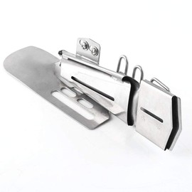 1 Piece Flat Seamer Folder Binder for Industrial Sewing Machine Use Flat Hem Print Foot Attachment Tape Binder (1 7/8 3/4)