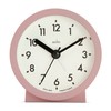 Acctim Gaby Small Analogue Contemporary Beside Alarm Clock Dusty Rose