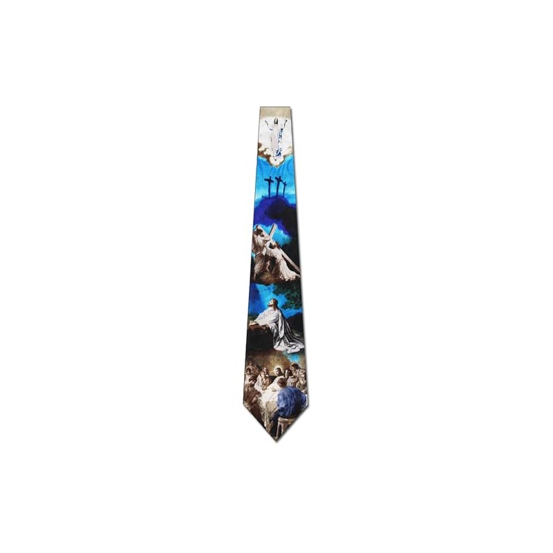 Religious Ties Mens Biblical Scene Necktie Cross Tie Christian Neckties