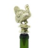 Turkey Wine Bottle Stopper - Handmade with Stainless Steel Base