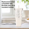 4pcs Replacement Straws Compatible with Brumate Resa 35oz Tumbler, BPA