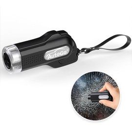 CCYCCL Emergency Escape Hammer, Labor Saving, Compact, One Second Escape and Underwater Use, Multi-functional Window Breaking Hammer, Rescue Hammer with Seatbelt Cutter, Alloy Hammer Head, Test Glass Included, Japanese Instruction Manual Included, Easy t