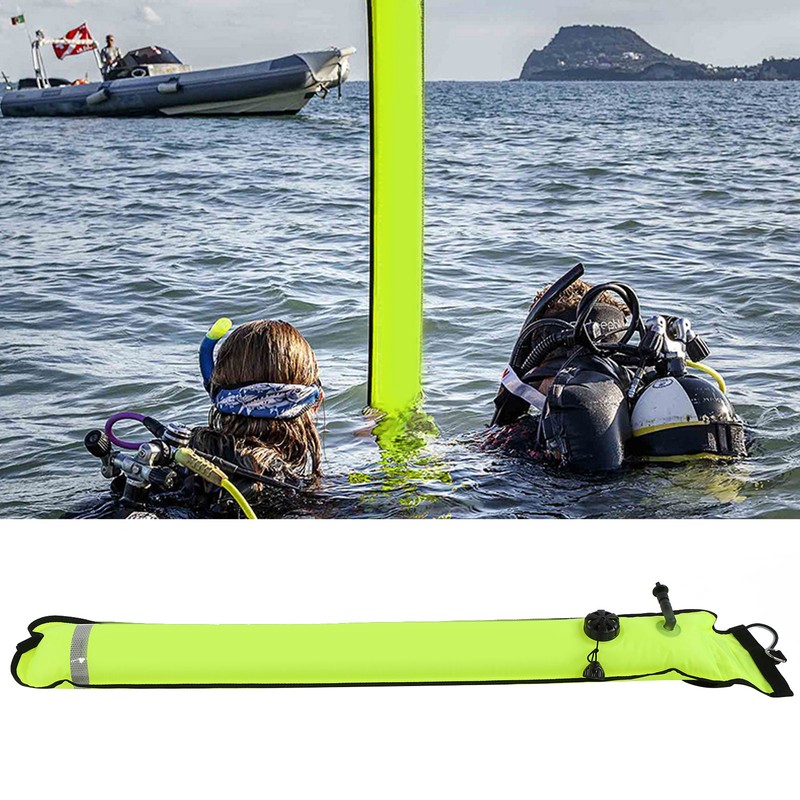 Diving Surface Marker Buoy Floating Diving Equipment Safety Gear Inflatable