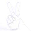 Neon Sign Light Innovative Victory Gesture Decorative Lamp USB Powered