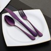 DEVICO Portable Utensils, Travel Camping Cutlery Set, 8-Piece including Knife
