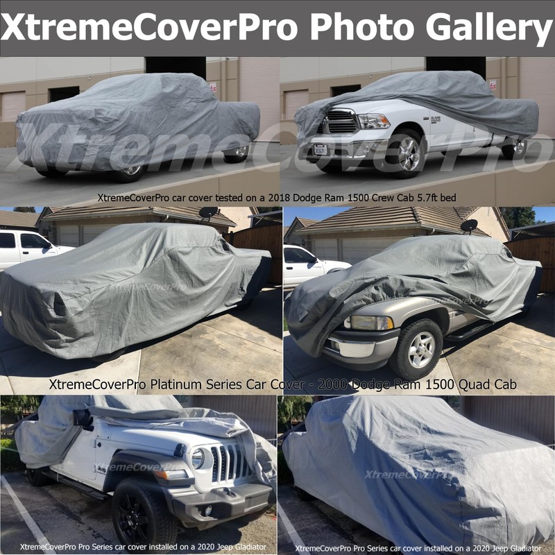 Car Cover fits 2019-2025 Toyota Tacoma Double Cab 6ft Bed