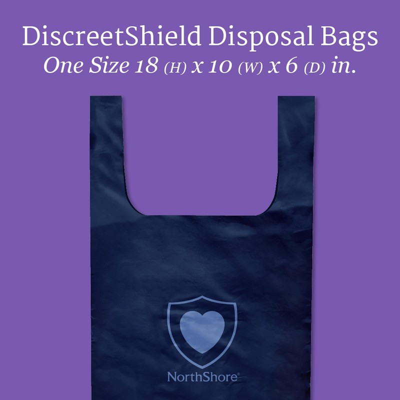 NorthShore DiscreetShield Disposal Bags, 75 Count (3/25s)