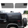 Rear Side Window American Flag Decals Fit for 2003-2009 Hummer