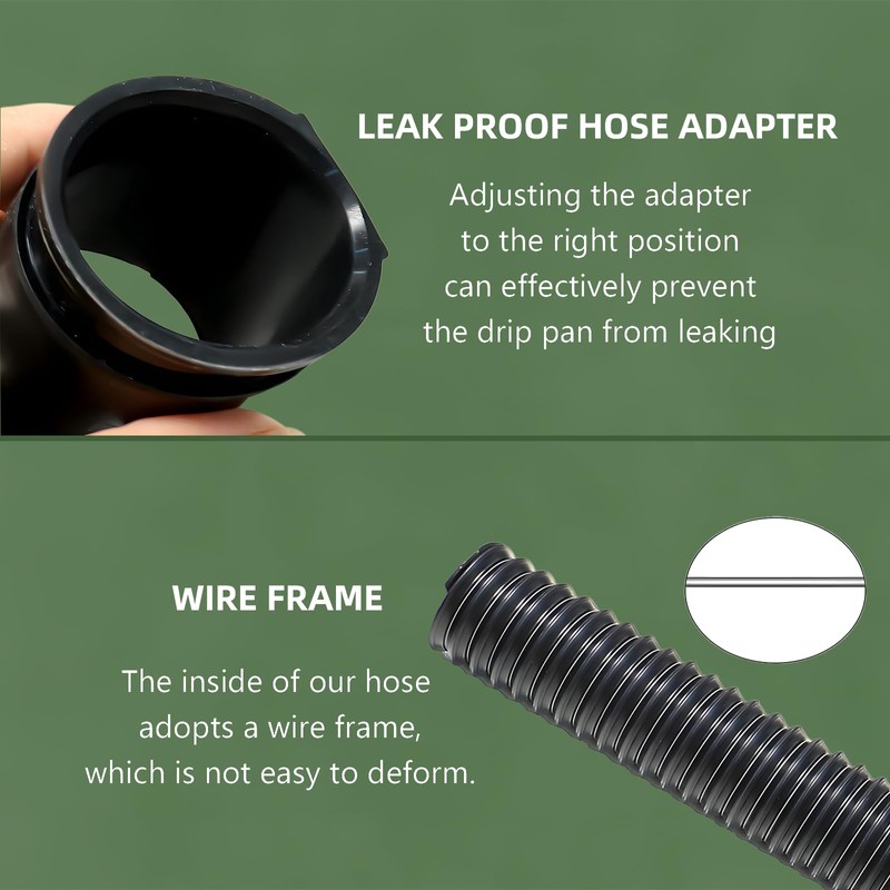 Rain Gutter Downpipe Extensions, Square Sink Drain Set, with 150