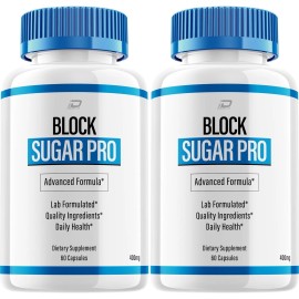 Block Sugar Pro (2 Pack) Block Sugar Pro Capsules – BlockSugarPro All Natural Glycogen Support