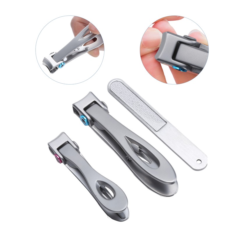 Nail Clipper Big Mouth Nail Cutter File Dead Skin Removal