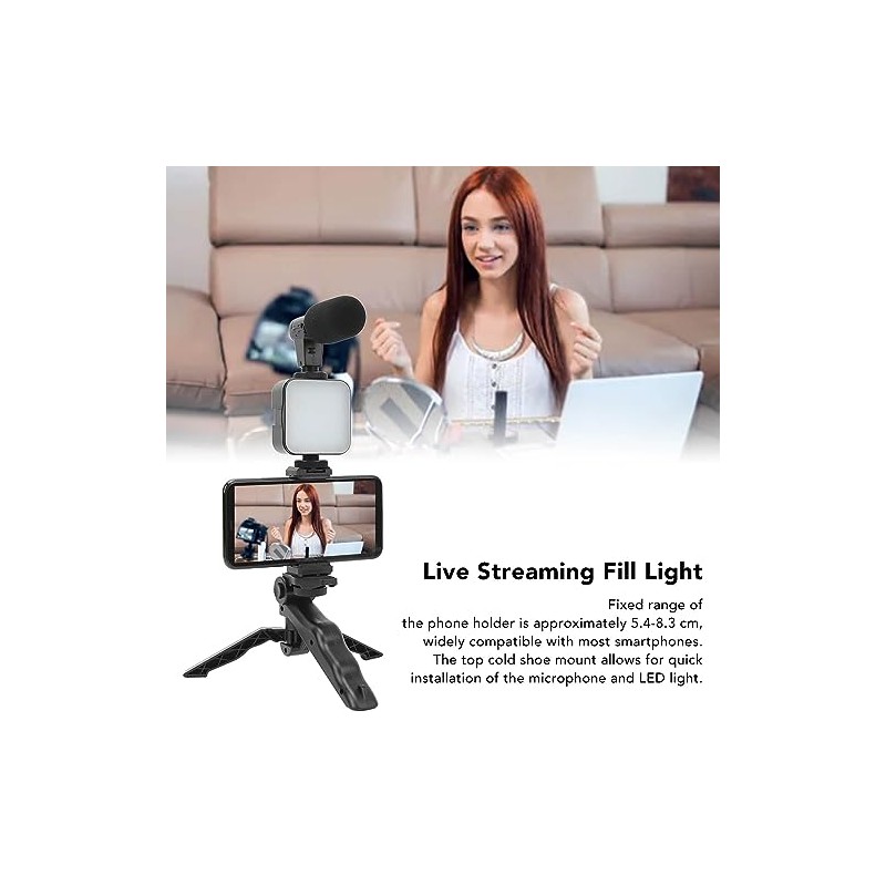 Kit de Accesorios de Luz de Video LED en la