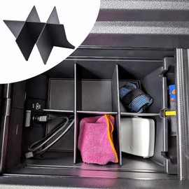 RUNROAD Center Console Organizer for Honda Pilot (2016-2022)/ Ridgeline (2017-2023)/ Passport (2019-2023) Accessories, Armrest Box Insert Dividers