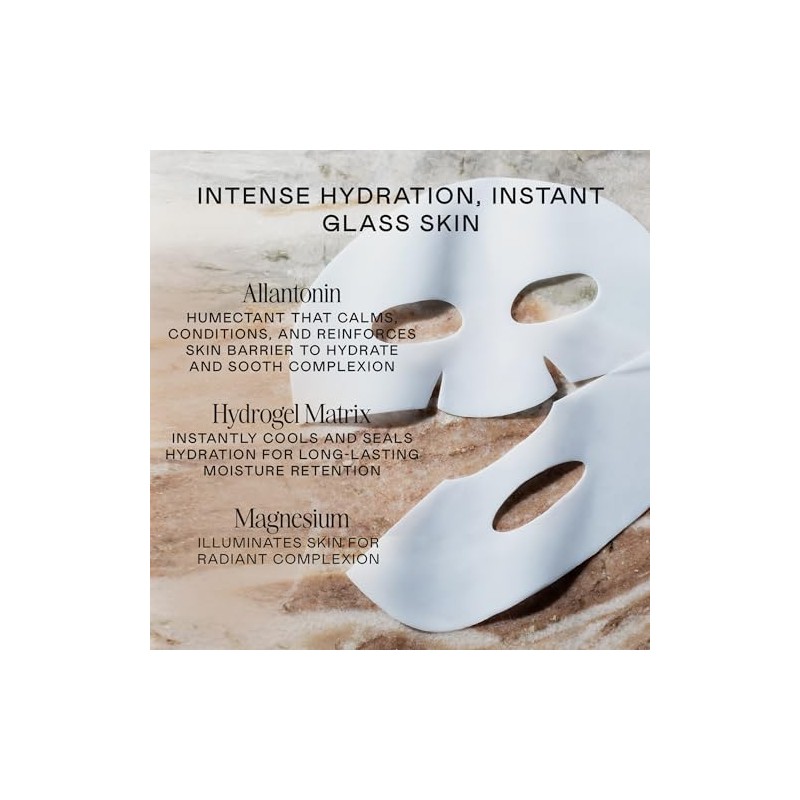 Nuface Mascarilla Facial de Hidrogel Ionplex Hydra-gel Power Mask