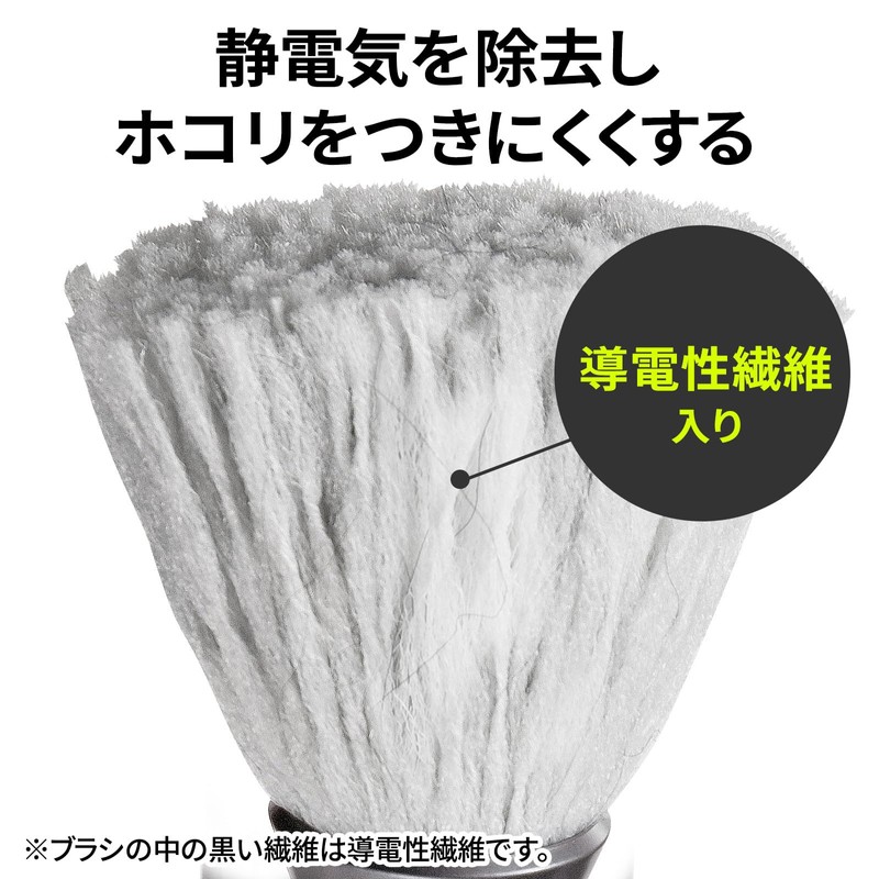 Sanwa Supply (サンワサプライ) Anti-Static Cleaning Brush with Gap Brush for