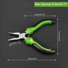 LEONTOOL 5 Inch Long Nose Pliers with Cutter Chain Nose