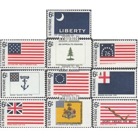 U.S. 951-960 (complete.issue.) 1968 Historical Flags (Stamps for collectors) Other themes