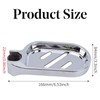 Clip-on Bathroom Soap Holder,ABS Shower Soap Dish Shower Rail Soap
