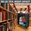 KODOM Book Cart, 200Lbs Library Cart, 30x14x49 Inch Single Sided