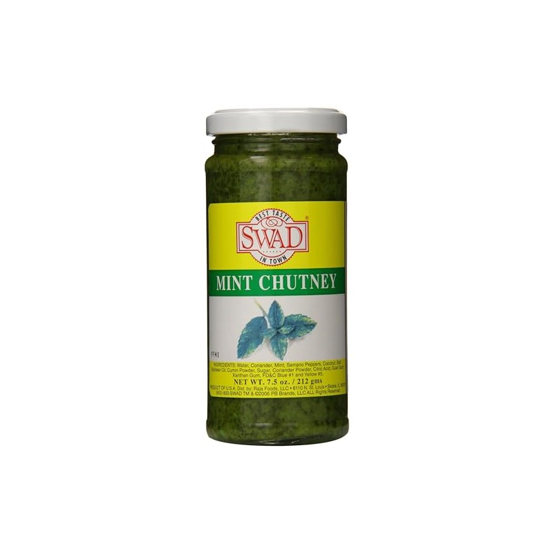Swad Mint Chutney, 7.5 Ounce