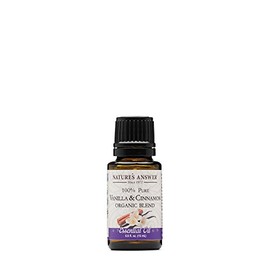 Nature's Answer 100% Pure Organic Essential Oil Blend, 0.5-Ounce, Vanilla/Cinnamon