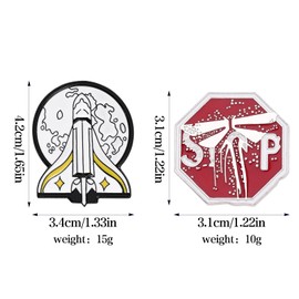 4 Pieces The Last Us Badge Pins, The Last Us Anime Game Character Brooch for Backpack Clothing, Gifts for Boys and Girls