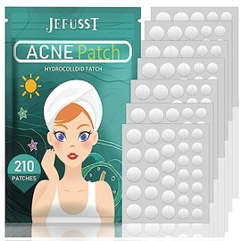 Parches De Espinillas 210 Cuentas Tres Tamaños, Parche Hidrocoloide Invisible Con Aceite De Árbol De Té, Parches Para Acné, Parches De Zit Para La Cara, Tratamiento Para Manch