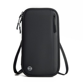 Sonriia Passport Case, Neck Lowering, Anti-Skimming, Security Pouch, RFID Passport Cover, Multi-functional Storage Pouch, Clutch Bag, Unisex, Oxford, Large Capacity, Lightweight, Waterproof, Compact,