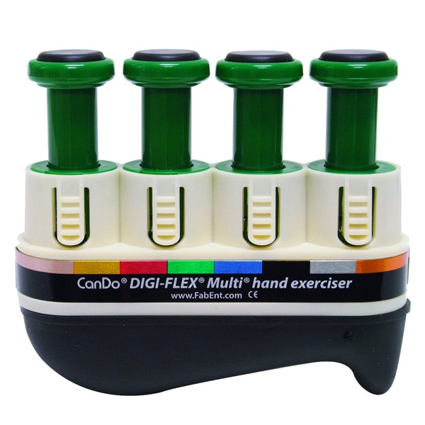 CanDo 10-3743 Digi-Flex Multi Basic Starter Pack, Frame and 4 Green Buttons, Medium