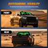 Nilight 40LED Green Emergency Strobe Traffic Advisor Light Bar with