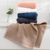 sense gnosis Blue Navy Hand Towel Set of 2 Ribbed