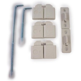 Kirsch LockSeam Curtain Rod Projection Extensions Bracket Kit Clearance Extend